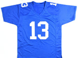 Odell Beckham Jr. Autographed Blue Pro Style Jersey - JSA