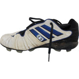Chris Warren Signed Dallas Cowboys Game Used Sz 13 Adidas Cleats Beckett 54988
