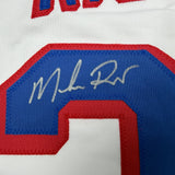Autographed/Signed MIKE RICHTER New York White Jersey PSA/DNA COA Auto