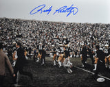 Rudy Ruettiger Notre Dame Autographed 11x14 Photo JSA 210196