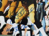 Rocky Bleier Autographed/Inscribed 11x14 Photo Pittsburgh Steelers JSA