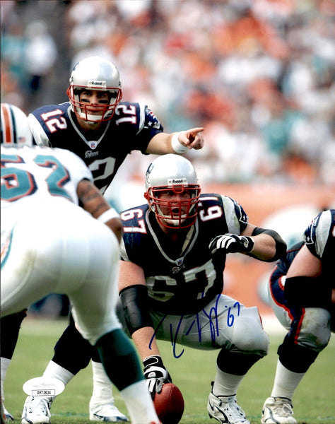 Dan Kopper New England Patriots Signed/Autographed 8x10 Photo JSA 161223