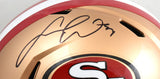 Fred Warner Autographed San Francisco 49ers F/S Speed Helmet - Beckett Holo