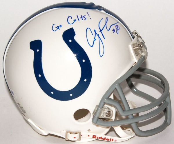 Coby Fleener Signed Colts Mini-Helmet Inscribed "Go Colts!" (PSA COA)