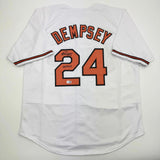 Autographed/Signed Rick Dempsey "MVP 83 WS" Baltimore White Jersey BAS COA
