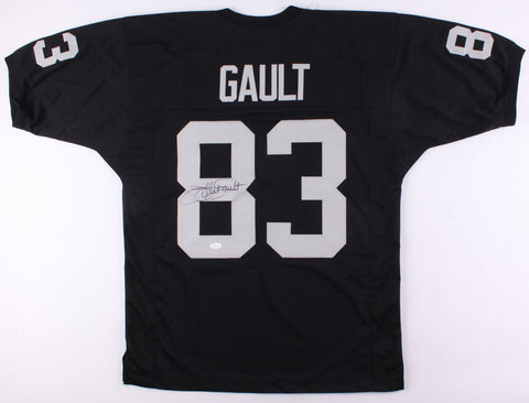 Willie Gault Signed Oakland Raiders Jersey (JSA COA) Super Bowl XX champion