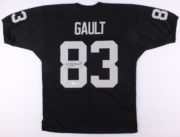Willie Gault Signed Oakland Raiders Jersey (JSA COA) Super Bowl XX champion