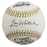 Tigers Lou Whitaker Signed Rawlings Gold Glove Logo OML Baseball BAS #BV01150