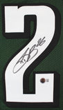 Saquon Barkley Authentic Signed Green Pro Style Jersey Autographed BAS Witnessed