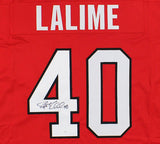 Patrick Lalime Signed Ottawa Custom Red Jersey