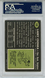 Larry Csonka Autographed/Signed 1969 Topps #120 Trading Card Slabbed PSA 43694