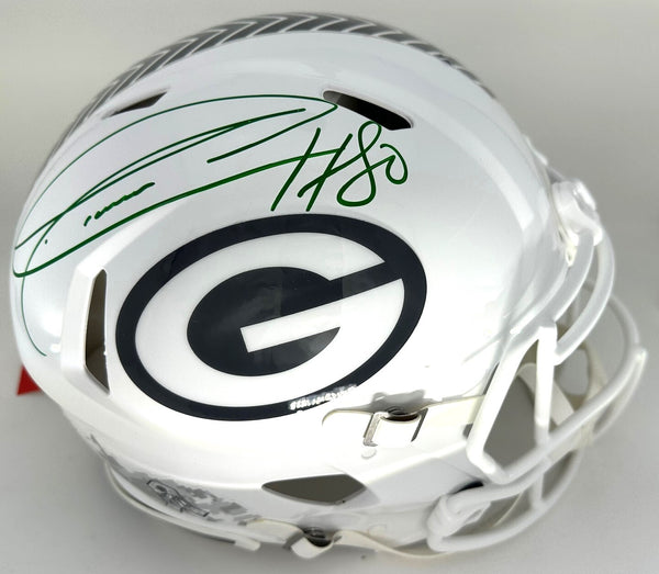 Packers DONALD DRIVER Signed Full Size 24 SALUTE Authentic Speed Helmet AUTO JSA