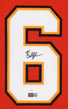 Baker Mayfield Signed Tampa Bay Buccaneers 35x43 Framed Jersey (JSA) Bucs QB