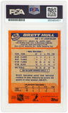 Brett Hull Signed St Louis Blues 1988 O-Pee-Chee Rookie Hockey Card #66 - (PSA)