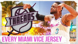 Udonis Haslem Signed Heat Miami Vice Pink Jersey (Beckett) 3xNBA World Champion