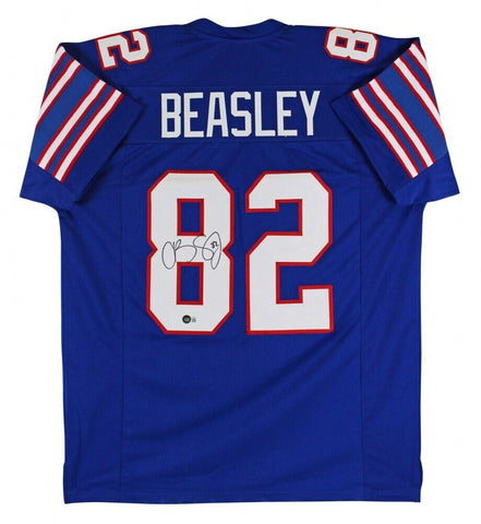 Cole Beasley Signed SMU Mustangs Jersey (Beckett) Cowboys, Bills, Giants, W.R.