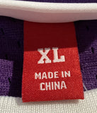 Magic Johnson Signed LA Lakers 1984-85 Purple M&N HWC Swingman Jersey BAS ITP