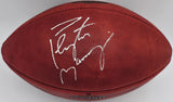 Peyton Manning Autographed NFL Leather 509 TD Football Colts Fanatics 461362