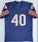 Bears Hall of Famer GALE SAYERS Signed Custom Replica Chicago Jersey AUTO - PSA