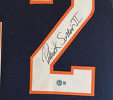 Patrick Surtain II Autographed Custom Navy Denver Broncos Jersey Framed BAS COA