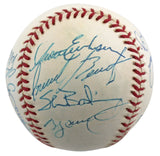 1997 Orioles (23) Erickson, Mussina, Surhoff Signed Oal Baseball BAS #AA03196