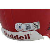 Otis Taylor Signed Kansas City Chiefs VSR4 Replica Mini Helmet Beckett 44228