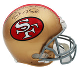 Joe Montana Signed 49ers Proline Authentic NFL Helmet - "I left my heart in SF"