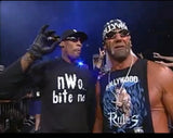 Hulk Hogan & Dennis Rodman Signed WWE "Hulkamania" T-Shirt (JSA) See Description