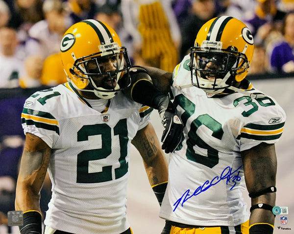 Packers SB XLV Champ NICK COLLINS Signed 16x20 Photo #7 AUTO - JSA