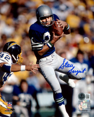 Steve Largent Autographed Seattle Seahawks 8x10 Photo Beckett 45712