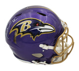 Ray Lewis Signed Baltimore Ravens Speed Authentic Flash NFL Helmet