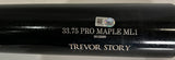 Trevor Story Autographed/Inscribed "Walk Off HR 7/15/18" Old Hickory Bat MLB COA