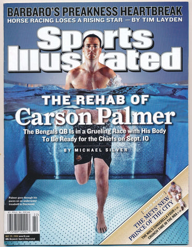 May 29, 2006 Carson Palmer Sports Illustrated NO LABEL Newsstand Bengals