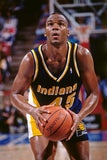 Chuck Person Signed Indiana Pacers Jersey (PSA) 4th Overall Pick 1986 NBA Draft