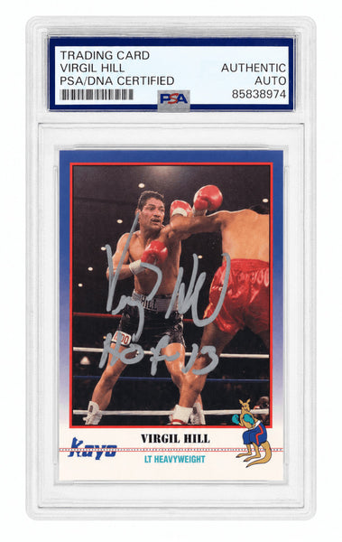 Virgil Hill Signed 1991 Kayo Boxing Trading Card #101 w/HOF'13 - (PSA/DNA)