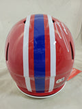 JOSH ALLEN SIGNED BUFFALO BILLS F/S THROWBACK SPEED AUTHENTIC HELMET BECKETT QR