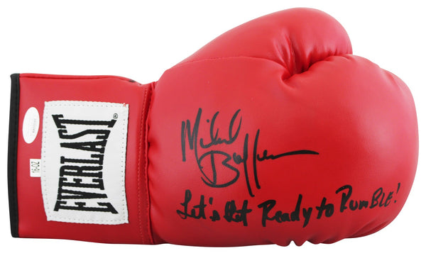 Michael Buffer "Let's Get Ready to Rumble!" Signed Everlast Boxing Glove JSA Wit