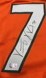 Vince Wilfork Signed Miami Hurricanes Jersey (Beckett) 2xSuper Bowl Champs/ Pats