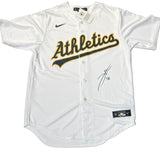 Leo De Vries Autographed Athletics Nike Jersey Fanatics