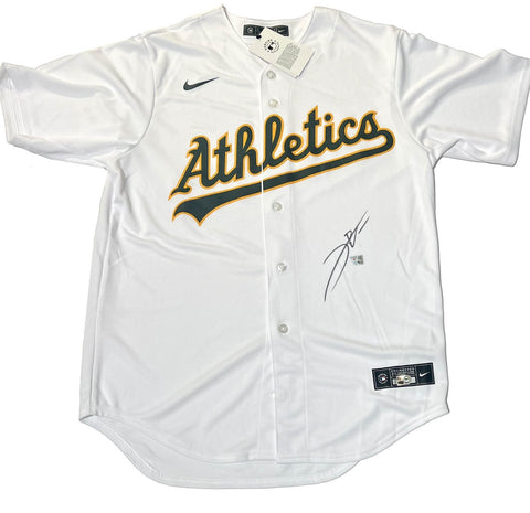 Leo De Vries Autographed Athletics Nike Jersey Fanatics