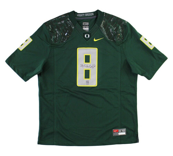 Marcus Mariota Signed Oregon Ducks Nike Limited Green NCAA Jersey