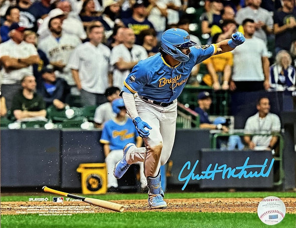 Milw Brewers Outfielder GARRETT MITCHELL Signed 8x10 Photo #4 AUTO
