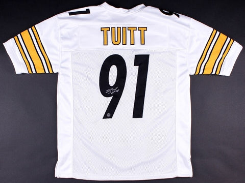 Stephon Tuitt Signed Steelers Jersey (TSE COA) Notre Dame Fighting Irish