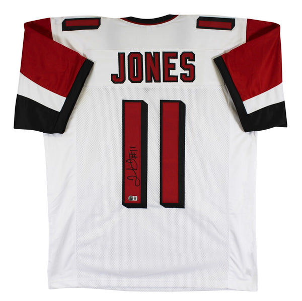 Julio Jones Authentic Signed White Pro Style Jersey Autographed BAS Witnessed