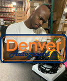 Adrian Peterson Autographed Washington Redskins Eclipse Mini Helmet BAS 27415