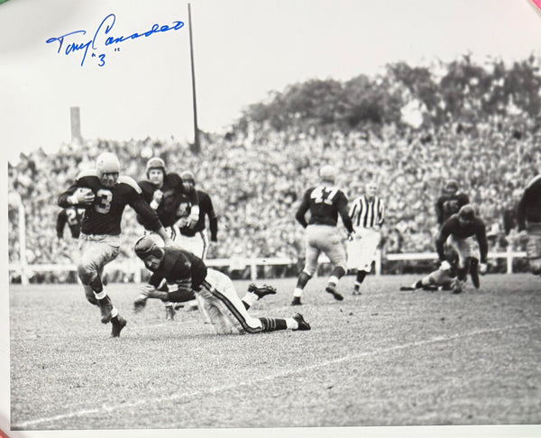 Packers TONY CANADEO (d) Signed 8X10 Photo #9 AUTO - HOF 1974 - 1944 Champ JSA