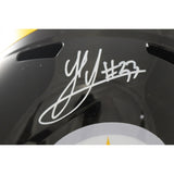 Jack Sawyer Autographed Pittsburgh Steelers F/S Helmet Beckett Witness 56950