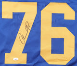 Orlando Pace Signed Los Angeles Rams Jersey (JSA) Hall of Fame / O-Line / OSU