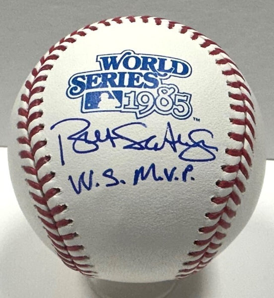 Royals BRET SABERHAGEN Signed MLB 1985 World Series LOGO Baseball AUTO - BAS