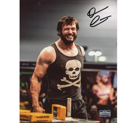 Devon Larratt Signed Unframed 8x10 Arm Wrestling Photo - Skull Tank Top